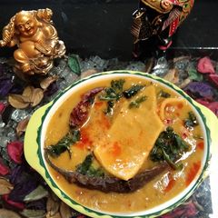 Dal dhokli A picture of Dal dhokli.