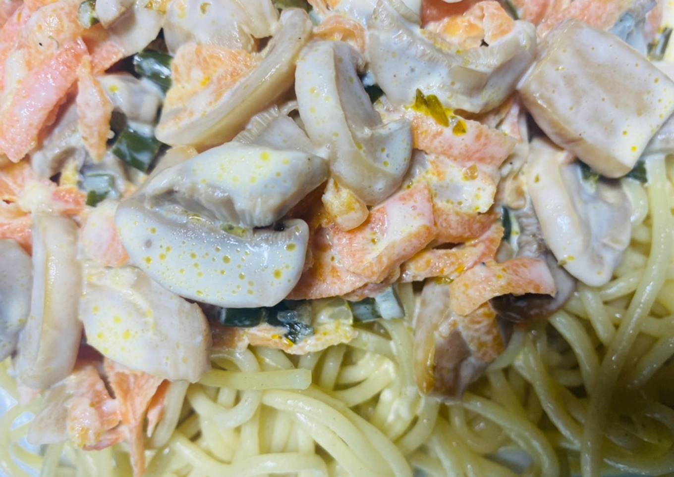 Crema con champiñón y verduras