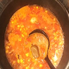 Canned mackerel curry A picture of Canned mackerel curry.