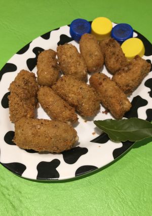 Una foto de Croquetas de Matambre de Cochinillo A mi Manera