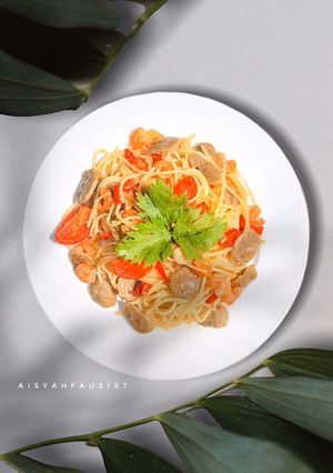 Foto resep Spaghetti Aglio e Olio Simpel
