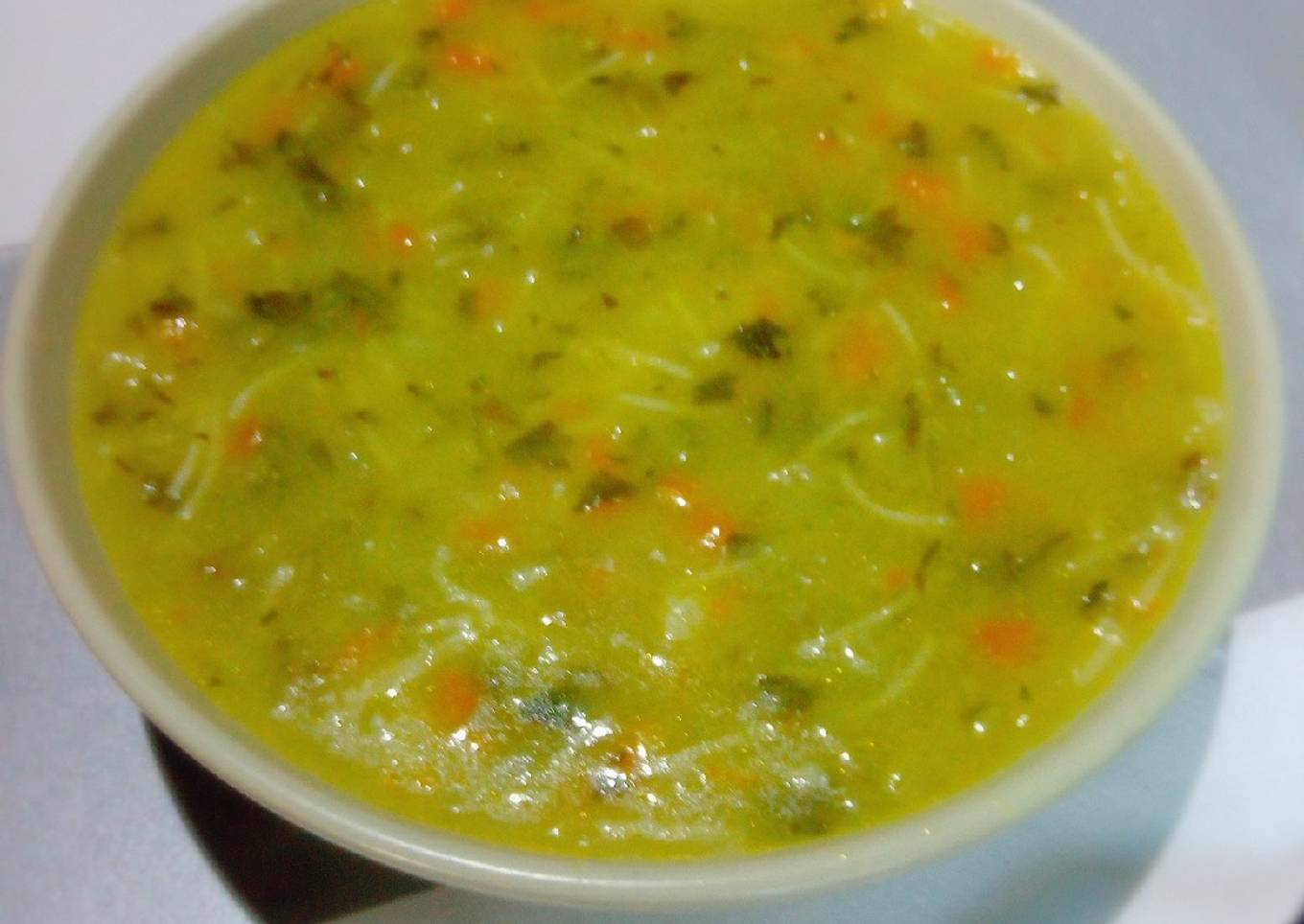 Sopa de verduras. (Thermomix)