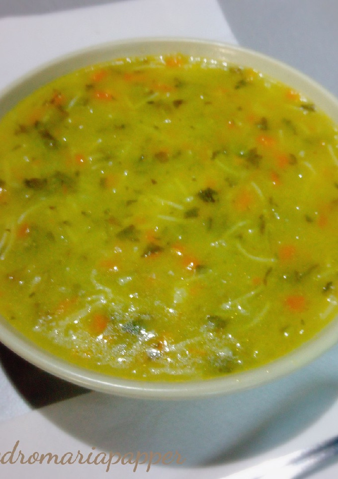 Una foto de Sopa de verduras. (Thermomix)