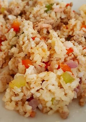 A picture of Dirty rice.