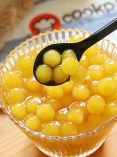 รูปของ ไข่มุกมะม่วงหนึบ จากมะม่วงช้ำให้กลับมามีชีวิต