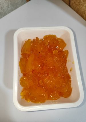 عکسی از دستور مربای سیب
