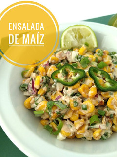 Una foto de Ensalada de maíz