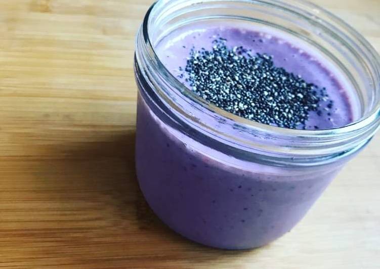 Comment Préparer Des Smoothie au fruits rouge et banane