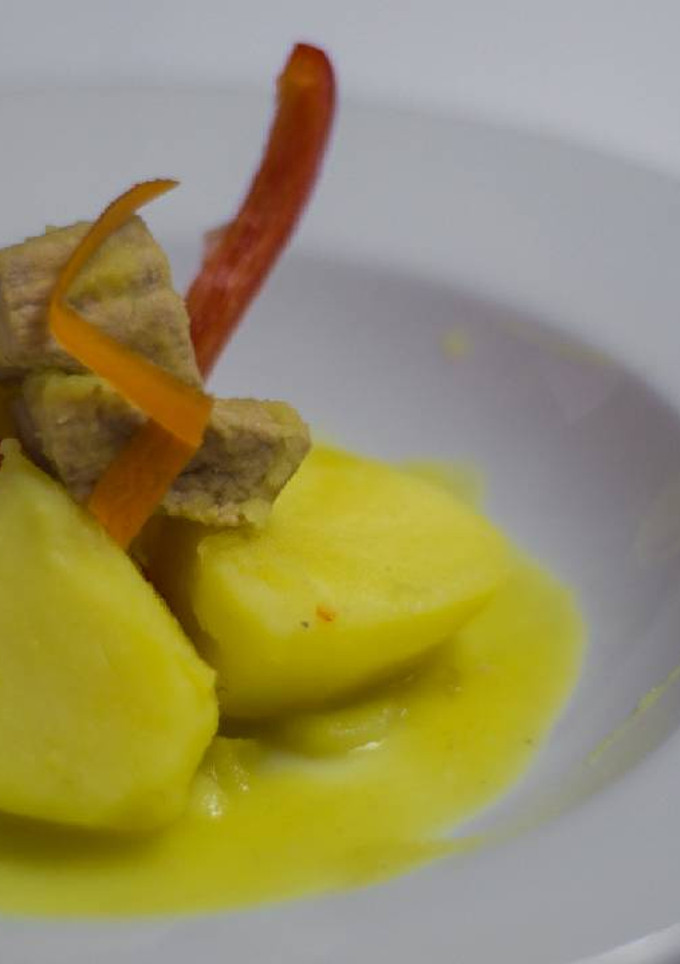 Una foto de Guisado de patatas con magro