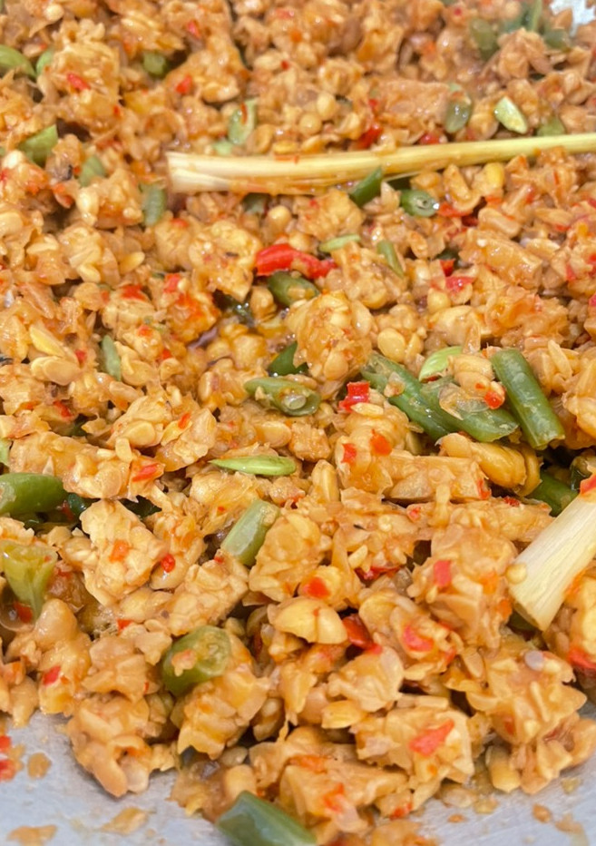 Foto resep Oseng Tempe Basah Pedas Manis