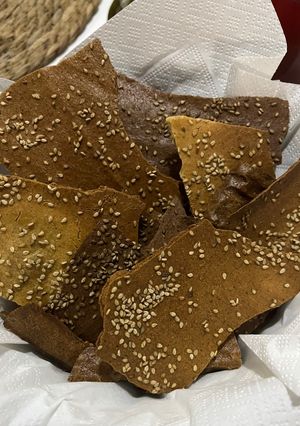 Una foto de Crackers de Quinoa y Harina de Arroz !!! Sin Gluten, Apto Dieta Sibo y Fodmap !!!!