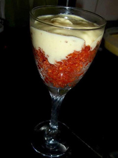 A picture of Gajar ka halwa with Rabri.