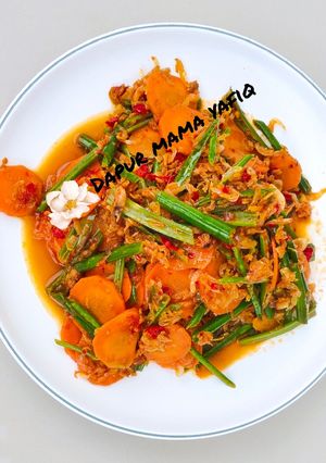 Foto resep Tumis pedas bunga bawang