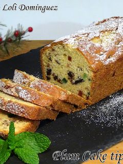 Una foto de Plum Cake tipo inglés