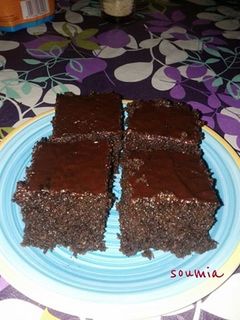 صورة لوصفة طريقة عمل بسبوسة بالشوكولا