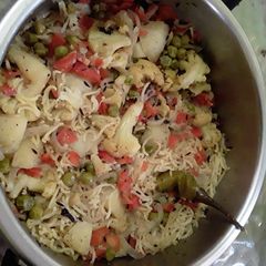 A picture of Seasonal Veggies pulao.