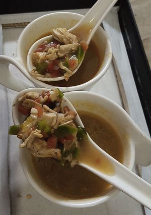 A picture of Weight lose chicken soup 🍲.