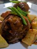 ALBÓNDIGAS De Carne de Cordero🐏 y Zanahoria con Salsa Roja..!