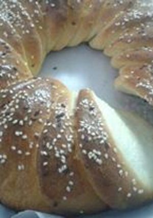 صورة لوصفة طريقة عمل فطيرة بالجبنة