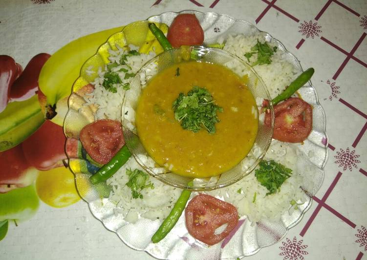 Step-by-Step Guide to Prepare Speedy Dhaba style dal tadka with rice