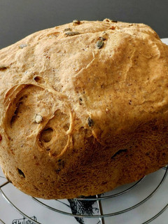 Una foto de Pan de calabaza en panificadora