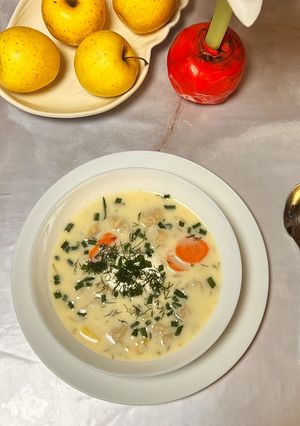 Фото Суп🍲 з пельменями.
