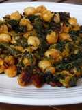 Garbanzos con espinacas