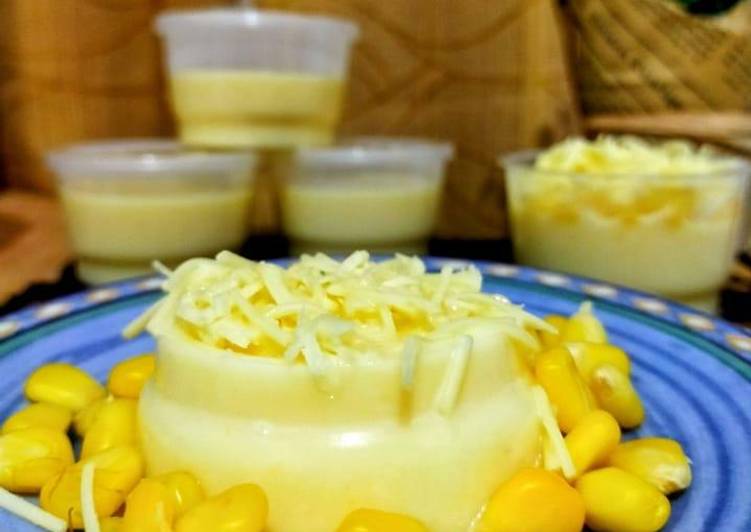 Puding jagung susu keju