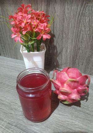 Foto resep Sirup Buah Naga Sederhana
