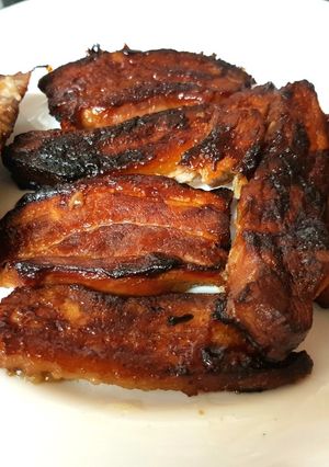 A picture of My Oyster Sauce Belly Pork. 😀.