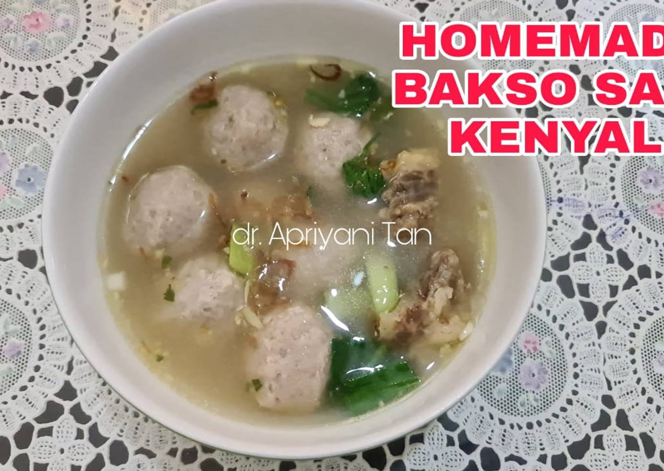 Bakso Pentol Sapi Kenyal Tanpa Pengenyal