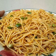 A picture of Peas and Beans Pasta.