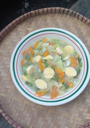 Foto resep Sup Sayur Tofu Udang
