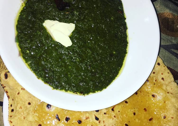Recipe of Favorite Sarson ka saag