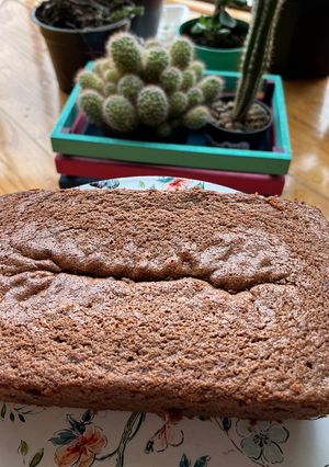 Una foto de Budín/Panque de chocolate sin gluten