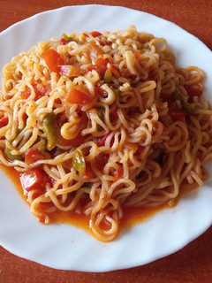 A picture of Simple fried indomie.