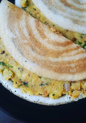 A picture of Masala dosa.