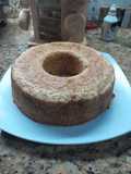 Torta de banana, avena y frutos secos