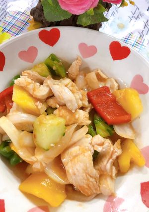 รูปของ ผัดเปรี้ยวหวานพริกหยวก