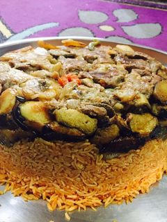 صورة لوصفة مقلوبة باللحم❤️