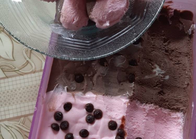 Ice cream walls ala rumahan