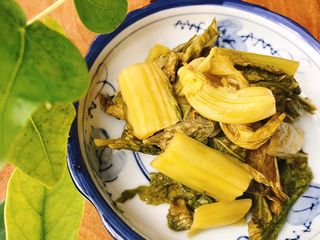 Rau Cải cay muối (dưa cải)
