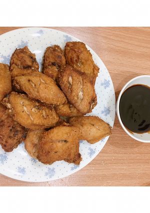 รูปของ ไก่ชุบแป้งทอด~ซอสเทริยากิ