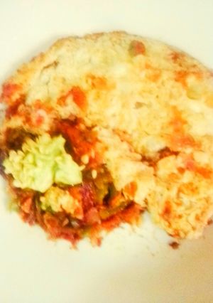 A picture of Spanish omelet#Endofyearchallenge.