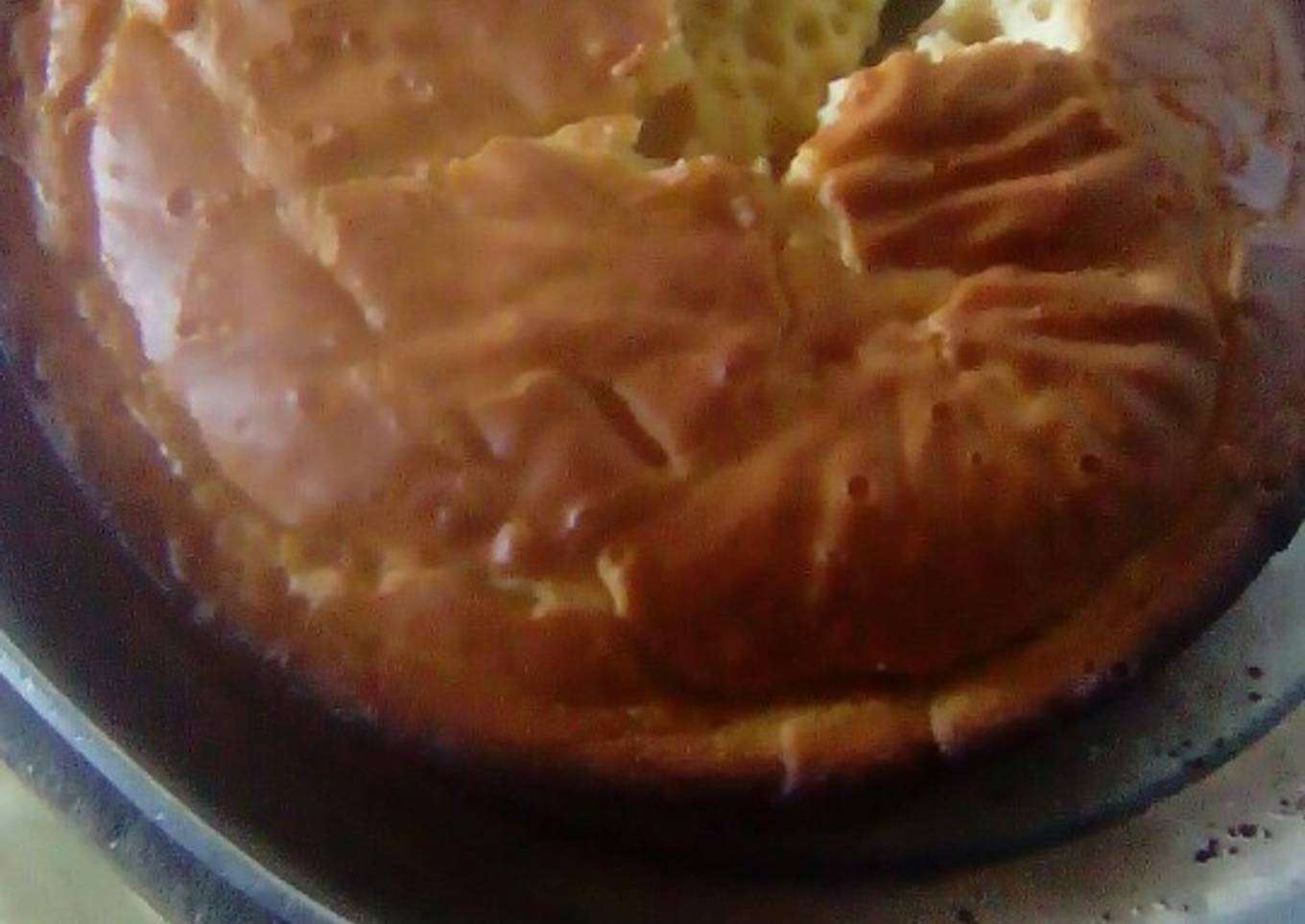 Home made spongy cake