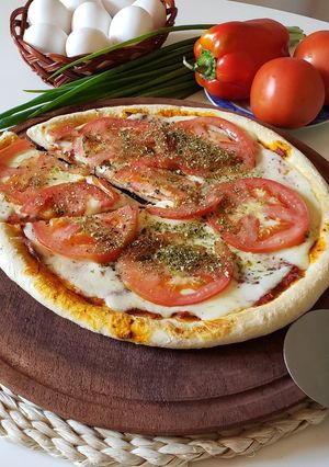 Una foto de Pizza casera