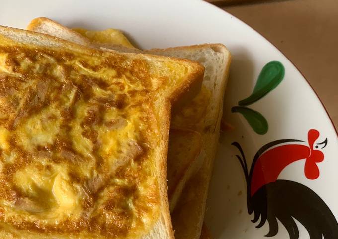 Resep French toast sederhana yang Menggugah Selera