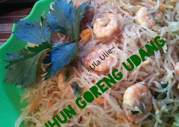 Bagaimana Membuat Bihun goreng udang yang Bikin Ngiler