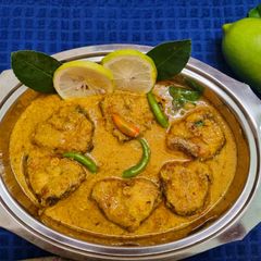 Gondhoraj Lemon Katla Fish Curry A picture of Gondhoraj Lemon Katla Fish Curry.