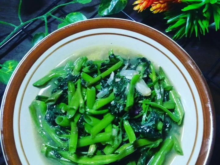 Langkah Mudah untuk Menyiapkan Resep Krecek kangkung yang Bisa Manjain Lidah Anti Ribet, Bisa Manjain Lidah